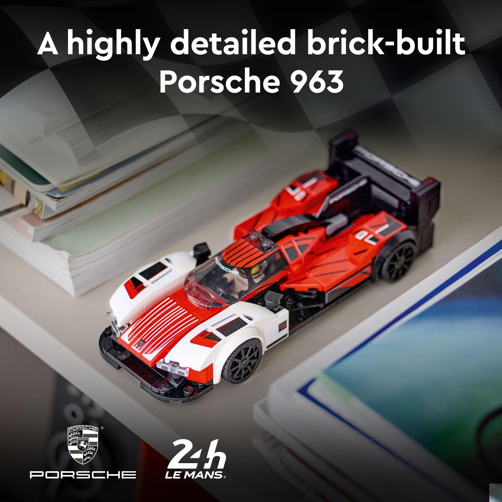 LEGO SPEED CHAMPIONS 76916 Siêu xe Porsche 963 (280 chi tiết)