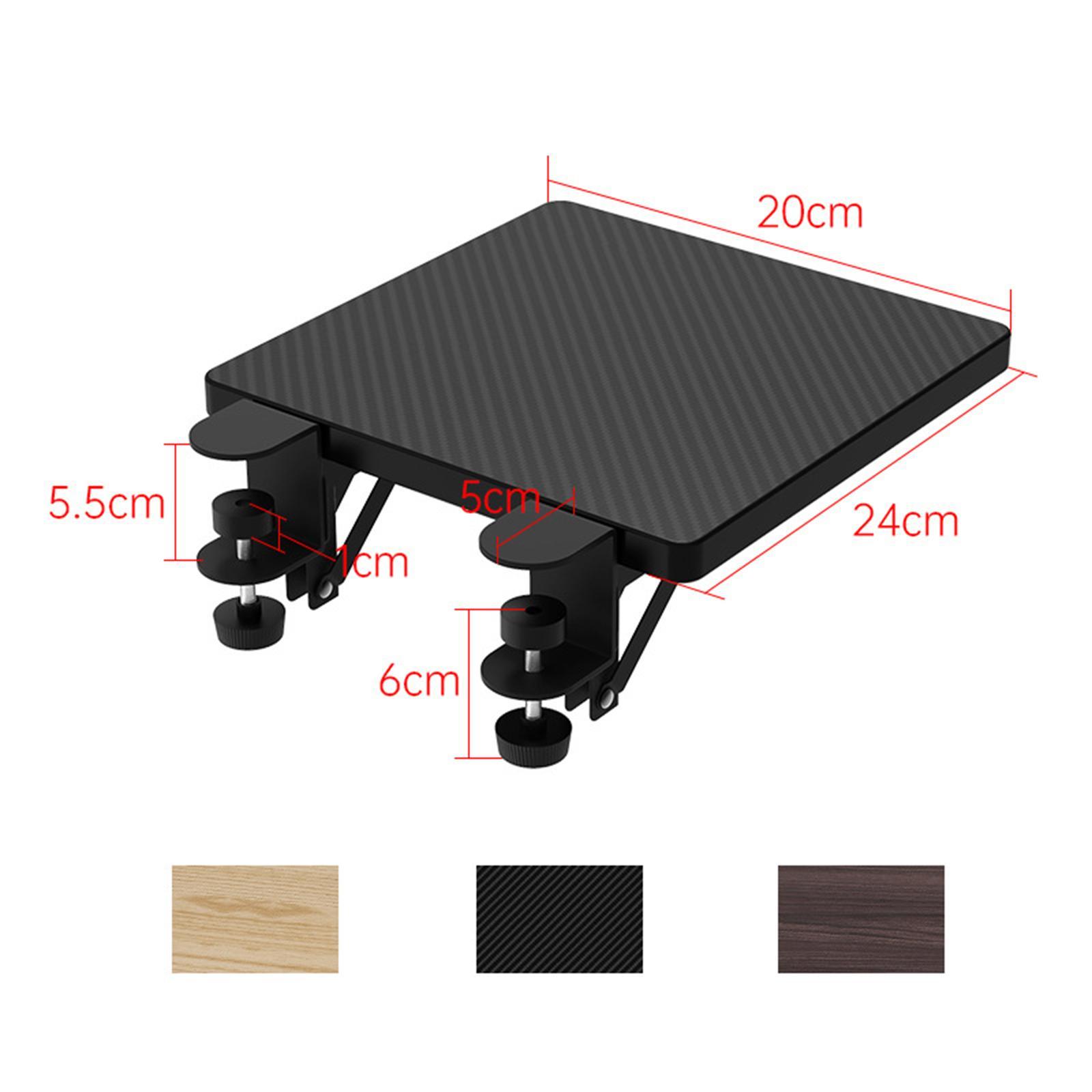Foldable Ergonomic Desk Extender Tray Computer Elbow Arm Support Rest