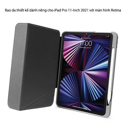 BAO DA TOMTOC TỪ TÍNH ĐA GÓC VERTICAL SẠC KHÔNG DÂY APPLE PENCIL FOR IPAD PRO 11-INCH M1 2021