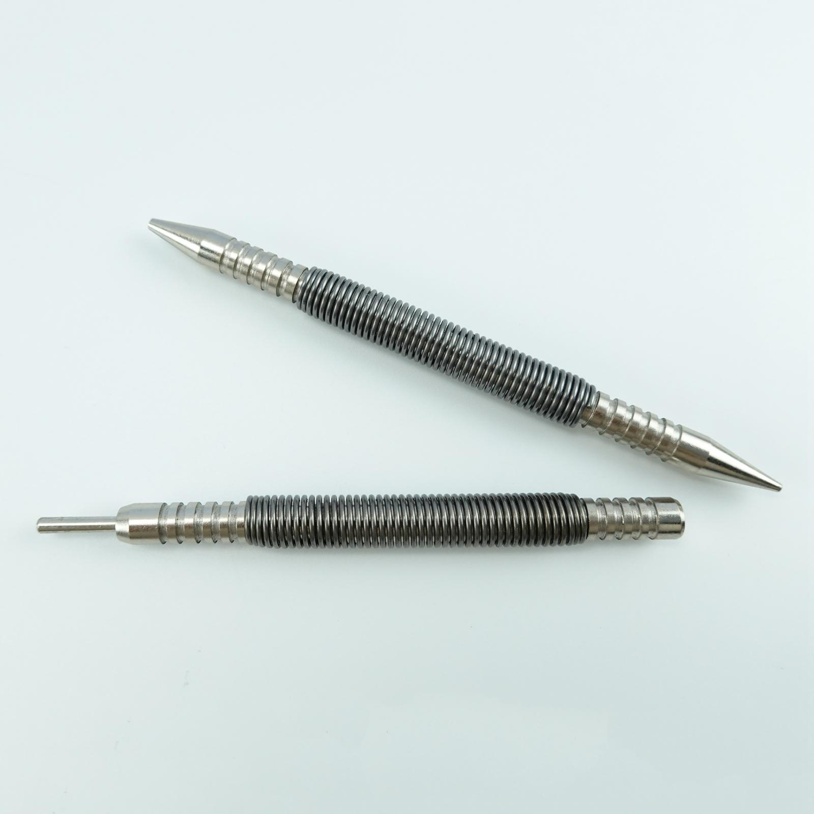 2Pcs Nail Set and Hinge Pin Tool Rustproof Spring Pin Punch Durable Carbon Steel