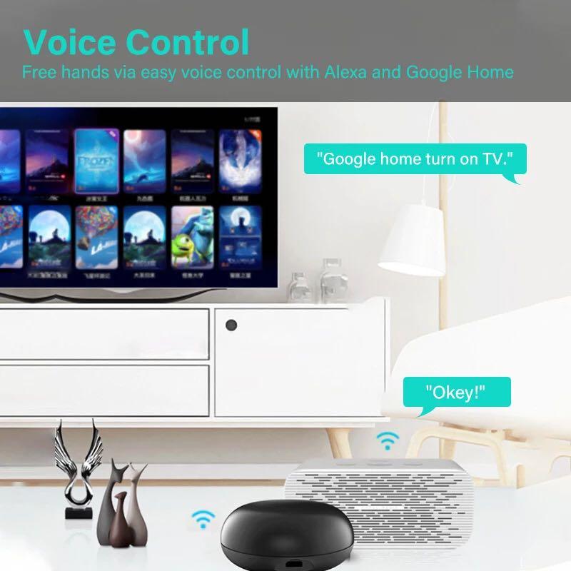 Tuya Universal WiFi ir rf Bluetooth điều khiển từ xa thông minh Ứng dụng Voice Điều khiển từ xa cho Alexa Google Home Color: WiFi IR RF433