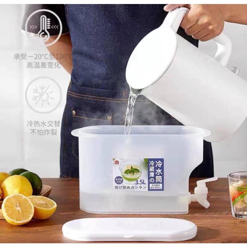 Bình Đựng Nước Tủ Lạnh Có Vòi 3.5L Chất Liệu Nhựa Cao Cấp