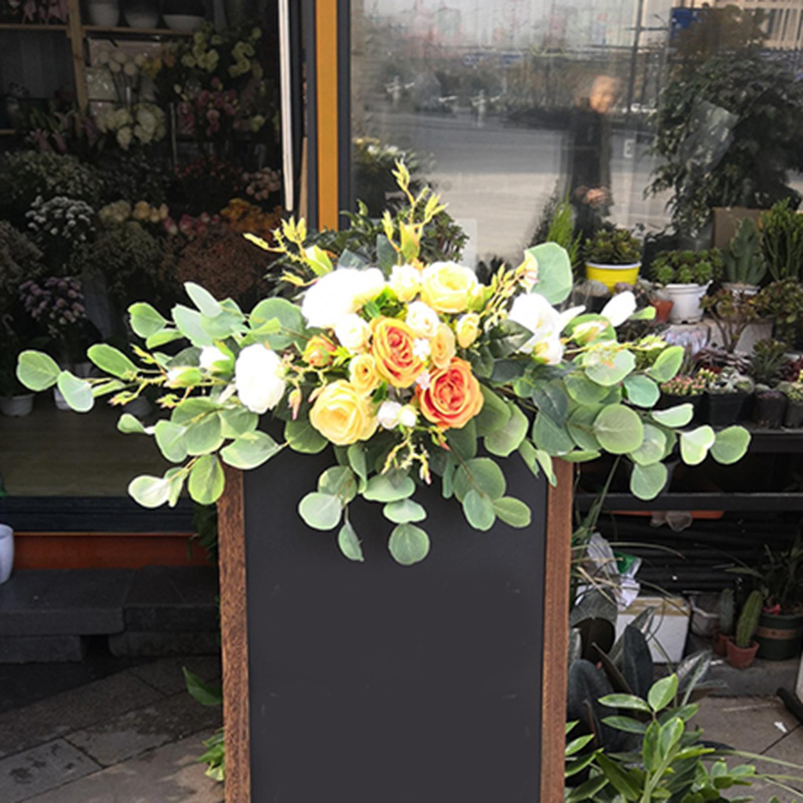 Artificial Rose Flowers for Photographic Props Farmhouse Ceremony Living Room Scenery