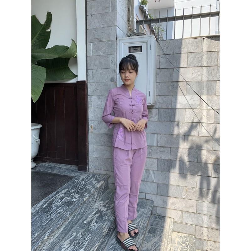 Đồ Lam Đi Chùa #Đồ Phật Tử #Pháp Phục Phật Giáo#Pà Lai Tim Xô ss2