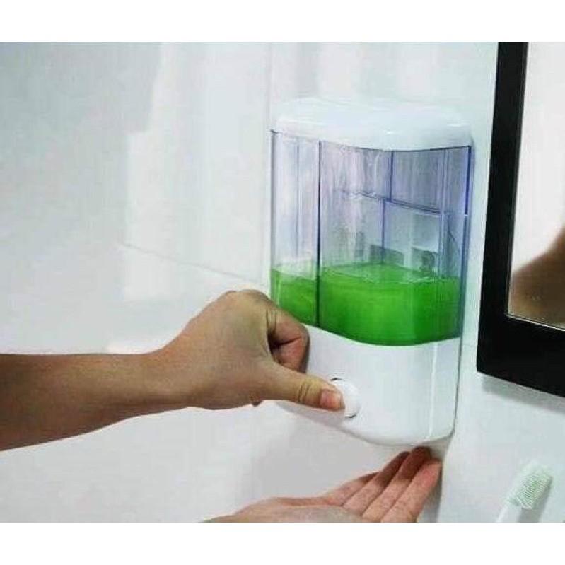 Hộp đựng nước rửa bát/ sữa tắm/ dầu gội 2 ngăn