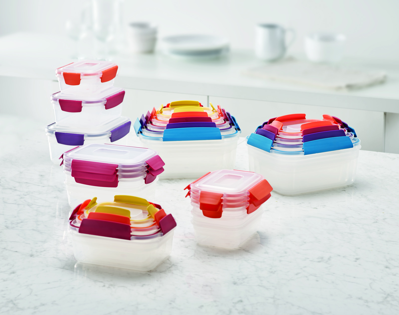 Bộ hộp đựng thực phẩm cao cấp 5 món Joseph Joseph 810813 - Nest Lock 5-piece Multi-size Container Set