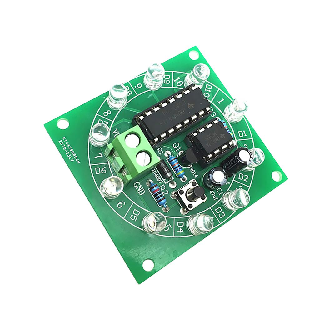 Electronic Fortune Wheel Kit Electronic Production Lucky Wheel DIY Kit 3-5V