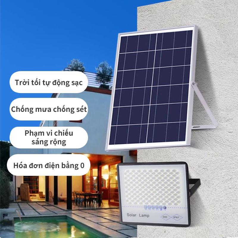 Đèn năng lượng mặt trời đèn chống lóa Solar Light khung nhôm 50W,100W,200W,300W- IP67 bảo hành 2 năm