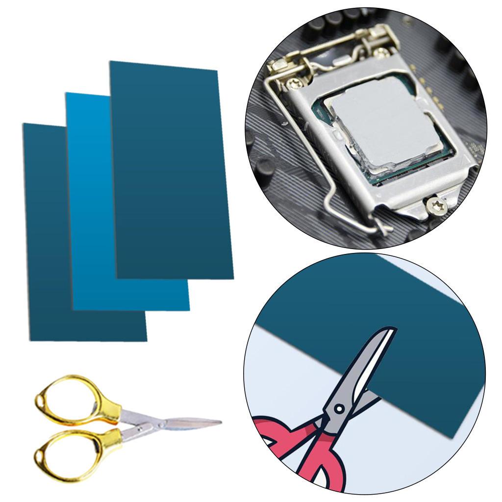 Thermal Pad 0.3mm/0.5mm/1.0mm for Laptop CPU LED Cooler Heat Conduction