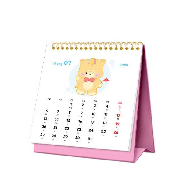 Lịch Bàn Mini - 12 Con Giáp