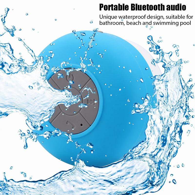 Loa Bluetooth Mini Chống Nước Không Dây Loa Siêu Trầm Hộp Âm Thanh Cho Phòng Tắm Nhà Tắm Loa Thông Minh Di Động Trên Văn Phòng Xe Hơi Ngoài Trời Color: Yellow
