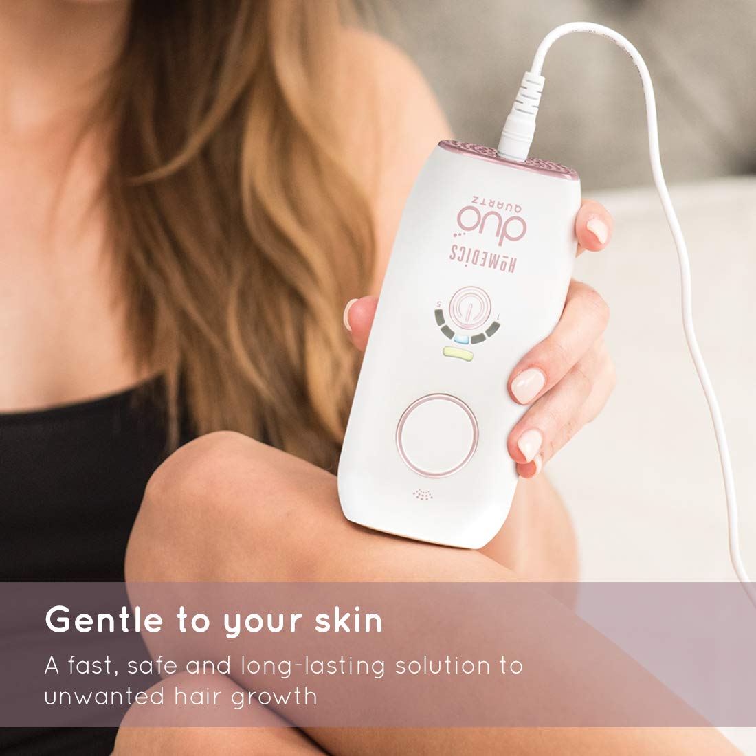 Máy triệt lông cá nhân công nghệ kép IPL&AFT HoMedics DUO QUARTZ IPL-HH390