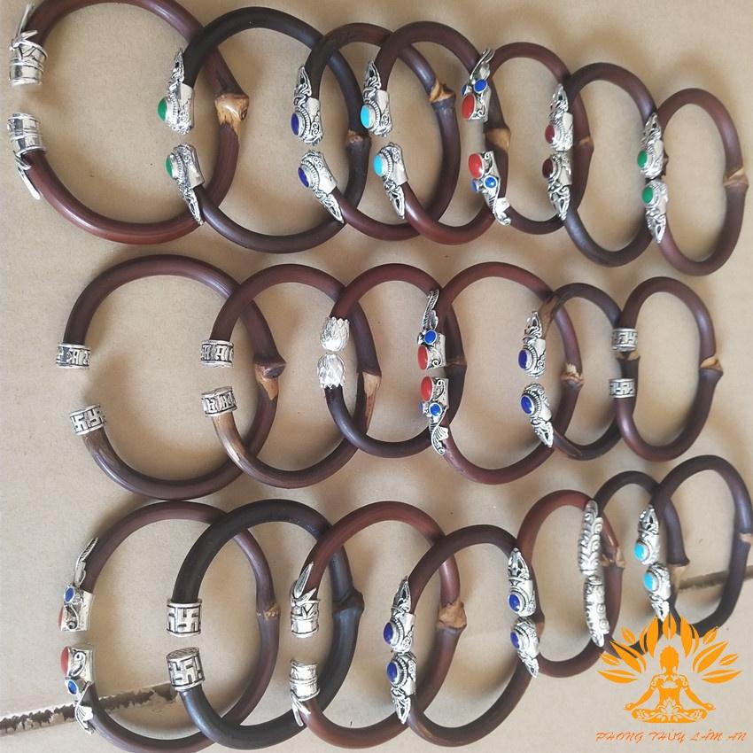 VÒNG TAY VINE KIM CANG THỪNG TÂY TẠNG BÌNH AN MAY MẮN TÀI LỘC TẶNG KÈM HỘP GẤM CAO CẤP