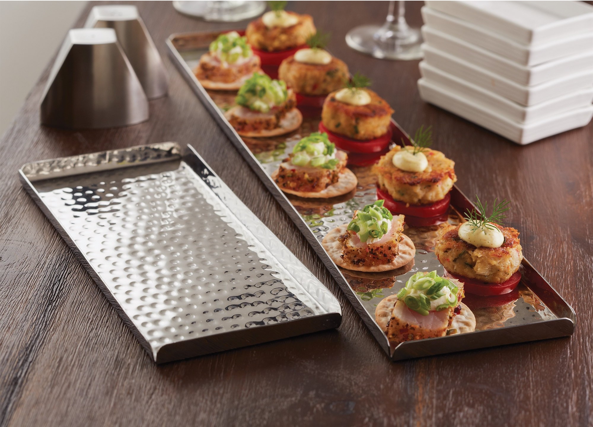 Khay Inox Cao Cấp Hình Chữ Nhật 26 Cm x 11 Cm American Metalcraft USA