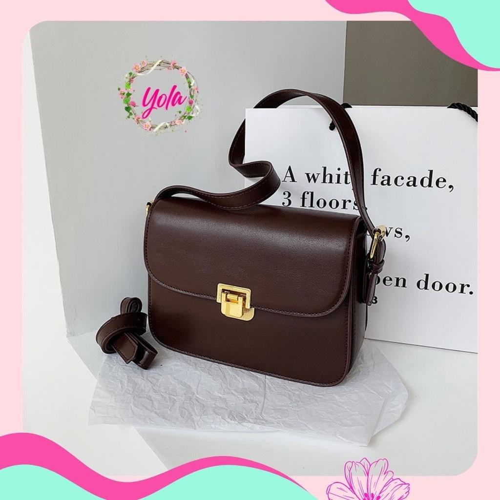 Túi đeo chéo nữ mini Giỏ xách nữ đeo vai thời trang nữ kẹp nách cao cấp Yola shop