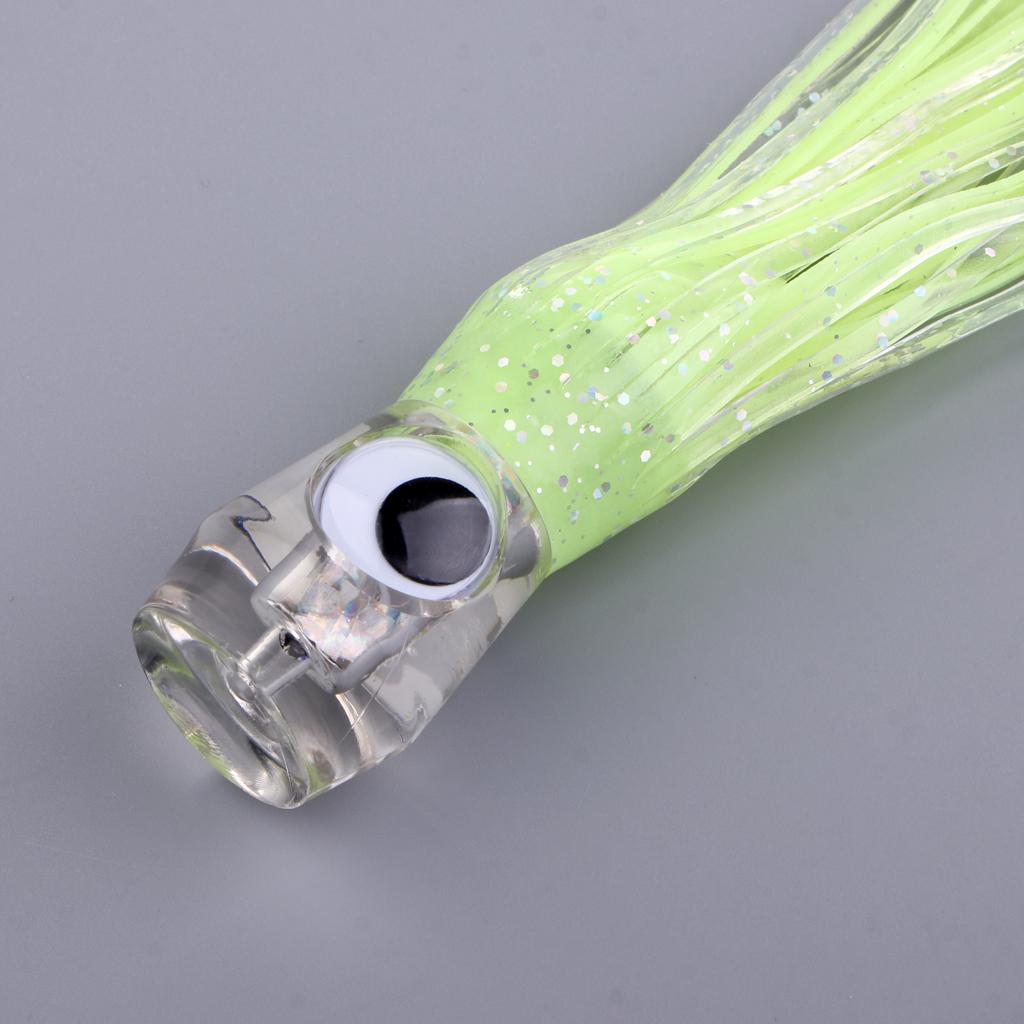 Squid Skirt Lure Bait Saltwater Soft Fishing Lure Hoochies 16.5cm/50g