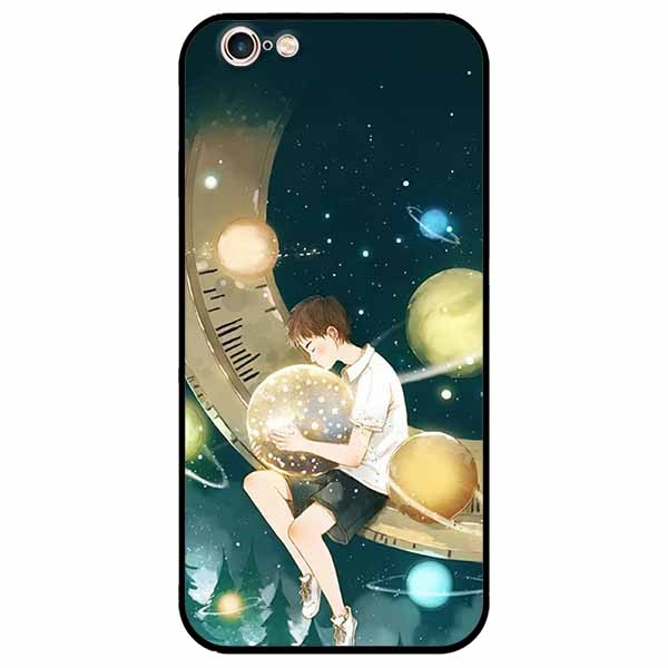 Ốp lưng dành cho Iphone 6 / 6s mẫu Cậu Bé Ôm Trăng