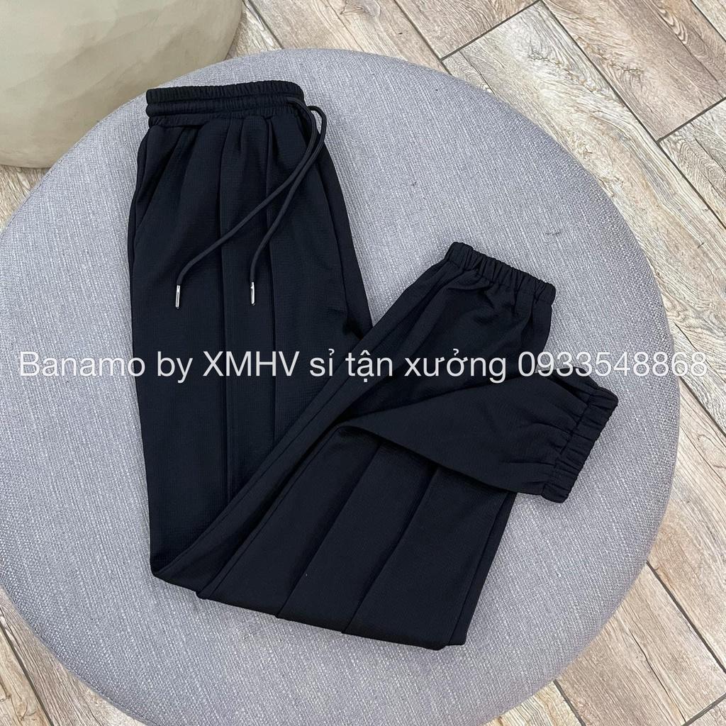 Quần JOGGER nỉ bom tổ ong siêu hot siêu xịn vải không bai xù thời trang Banamo Fashion 294