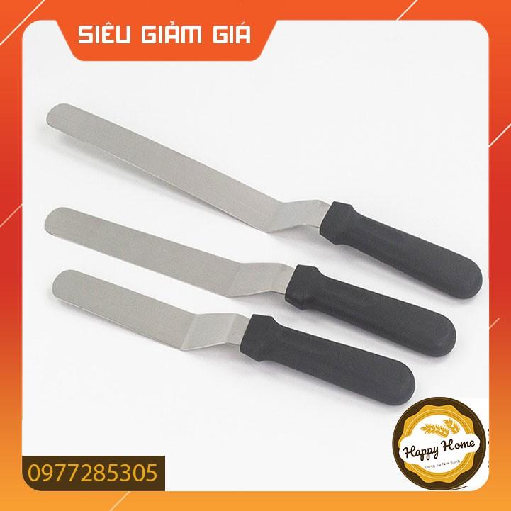 Dao chà láng bánh kem - trét kem bằng thép không gỉ 6 inch, 8 inch, 10 inch