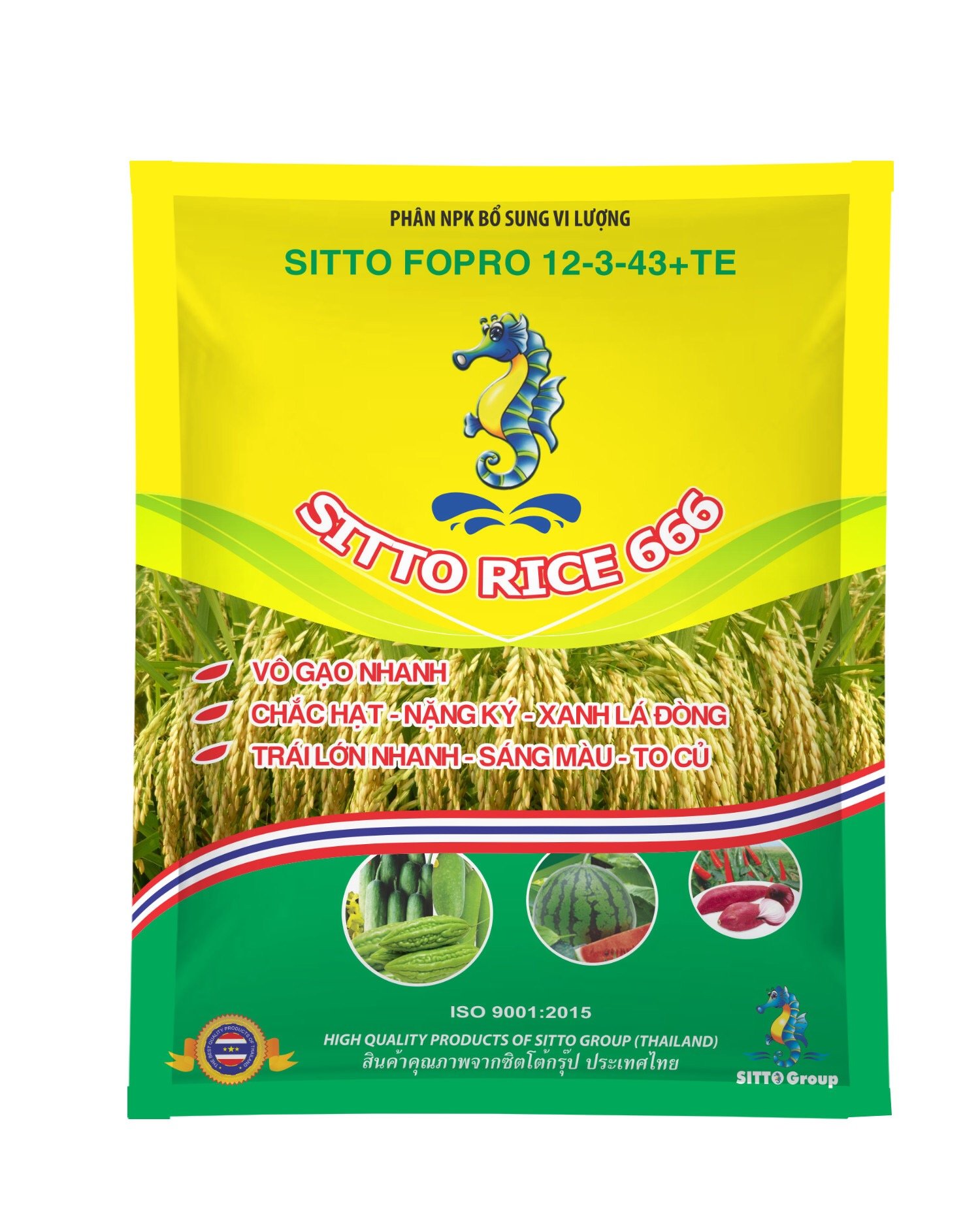 Siêu vô gạo Thái Lan, Sitto Rice 666 - gói 50g
