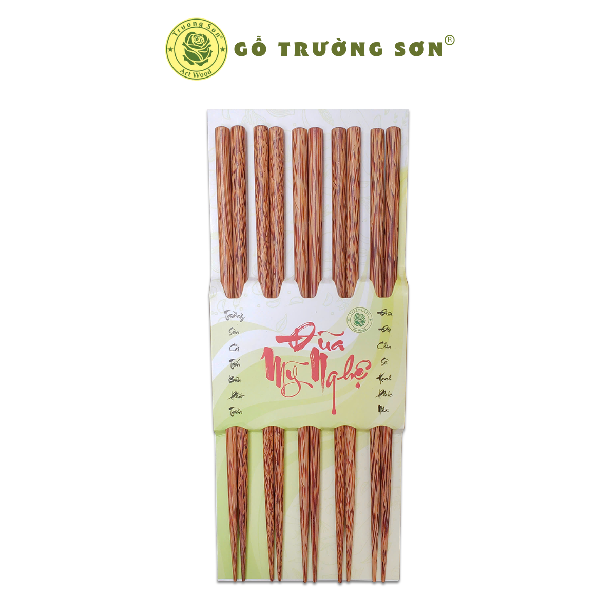 Đũa Gỗ Dừa Tiện Đầu  - Đồ Dùng Nhà Bếp Thủ Công Mỹ Nghệ