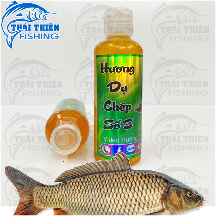 Chai Hương Dụ Chép Số 3 Chai 100ml Dùng Câu Cá Chép Sông Tự Nhiên Hồ Dịch Vụ