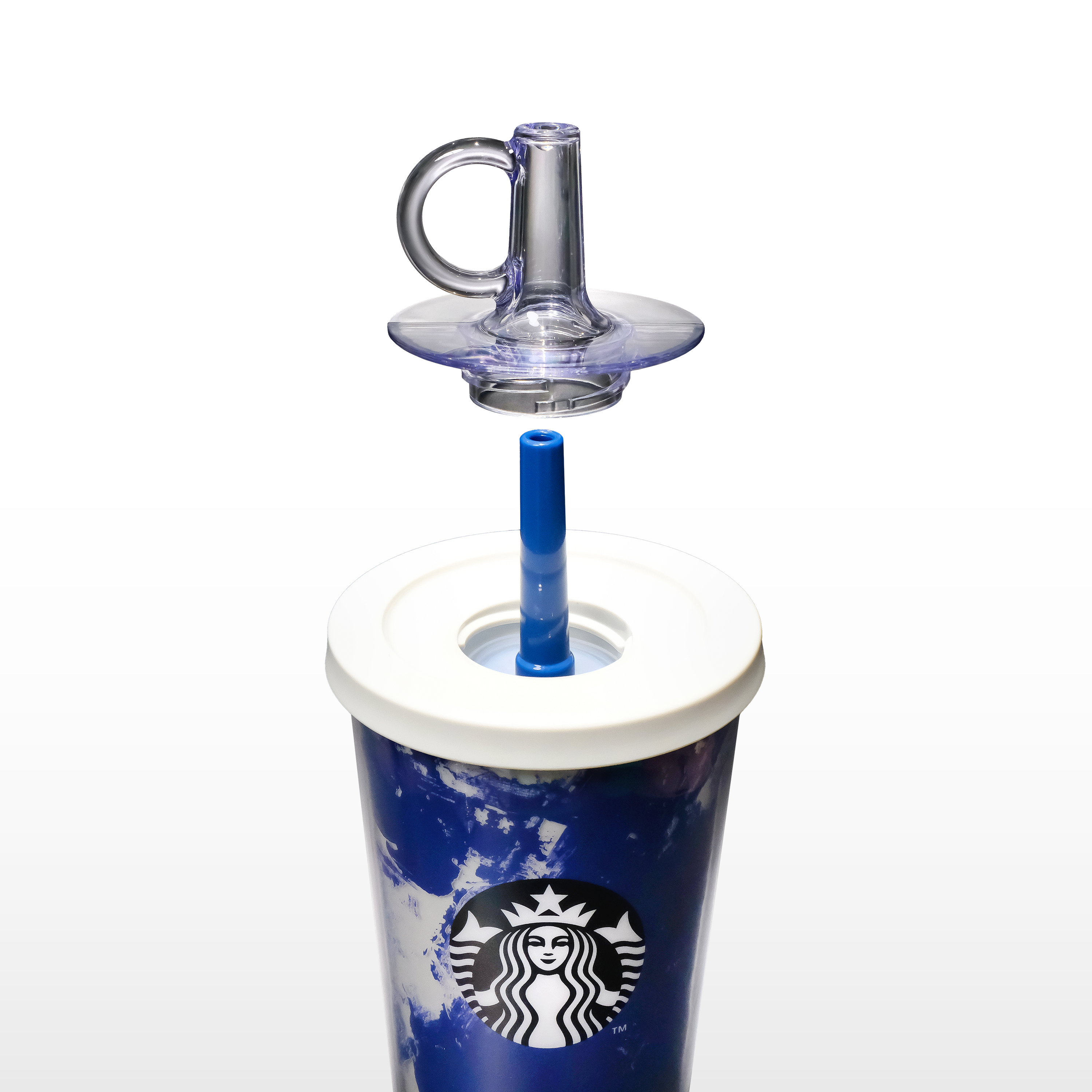 Bình Starbucks Cold Cup 16Oz (473ml) SLURPEE NAVY BRUSH
