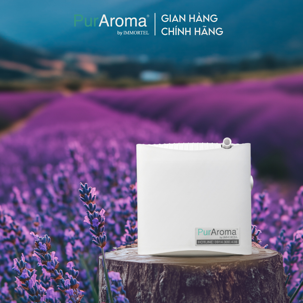 Máy Khuếch Tán Công Nghiệp PurAroma WPA 100S-5V - Công Nghệ Nano Khuếch Tán Siêu Âm