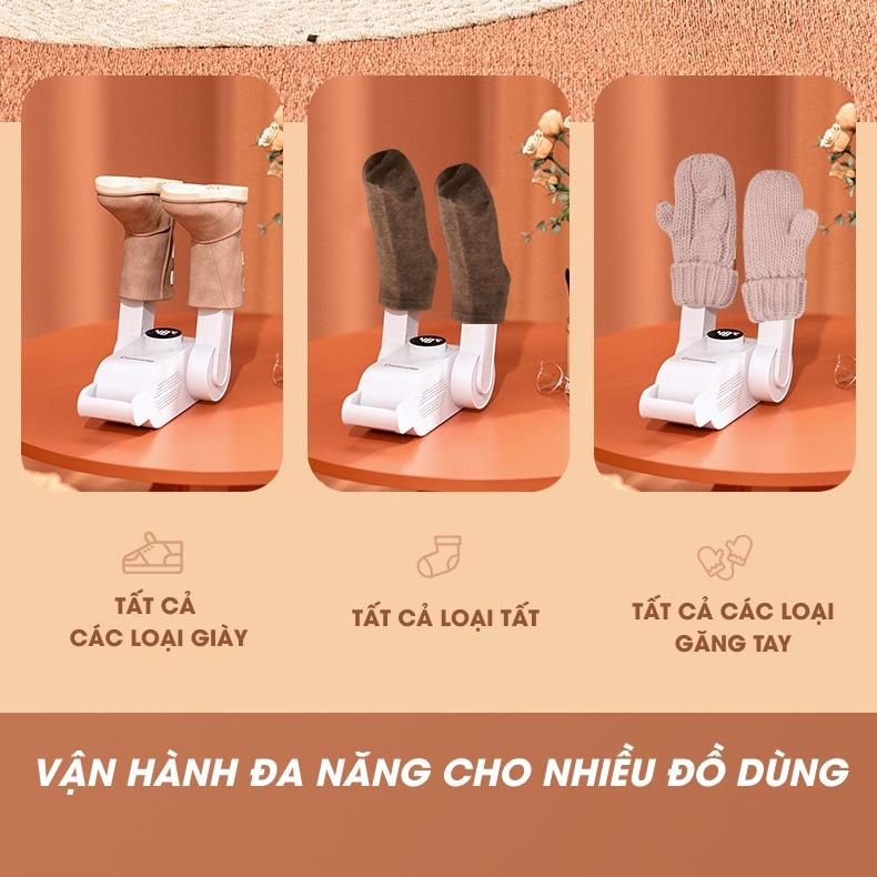 Máy Sấy Giày , Làm Khô, Khử Mùi, Tia Cực Tím Khử 99% Vi Khuẩn Thông Minh Hàng Cao Cấp