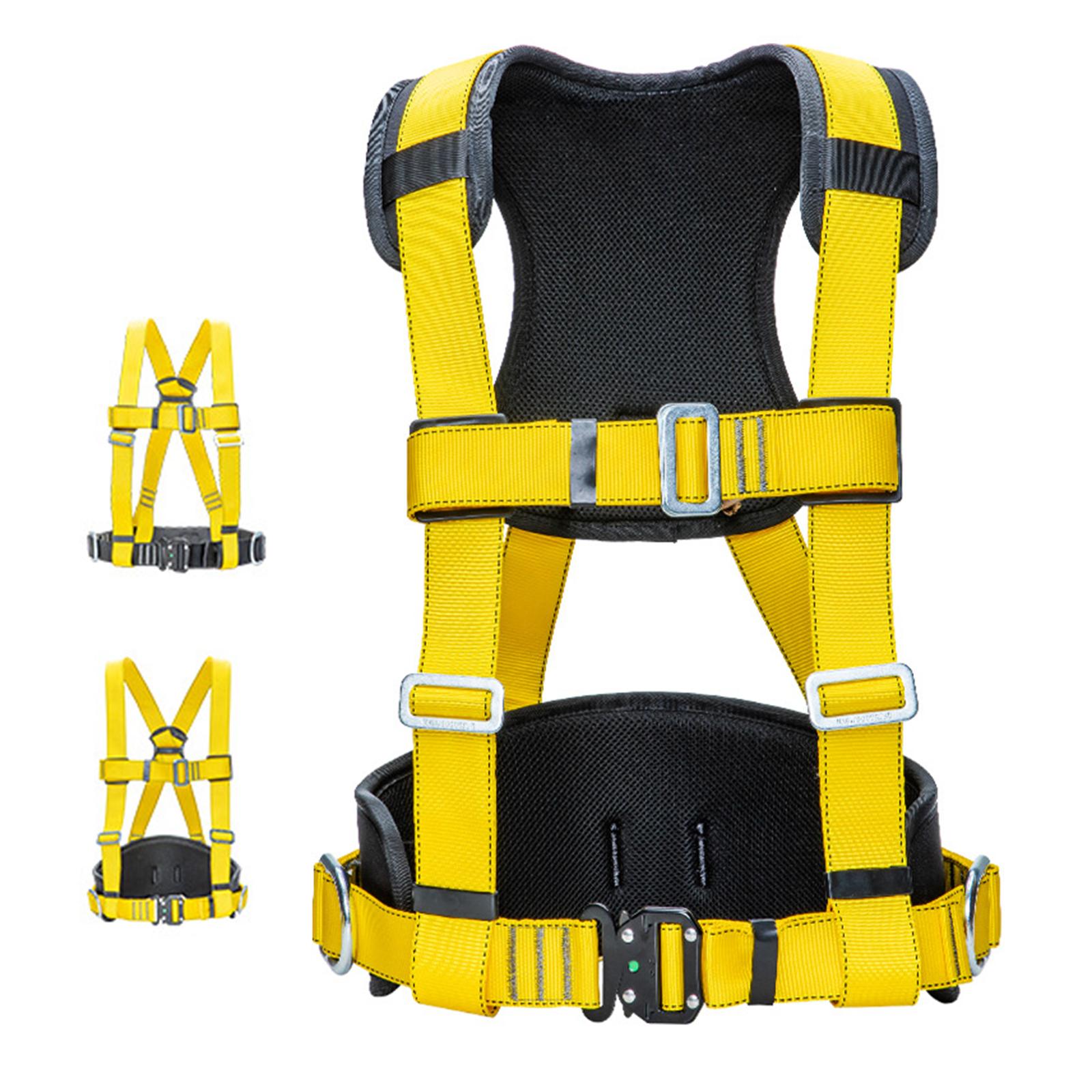 Half Body Waist Safety Belt Harness Survival Rope Explore Aerial Work A