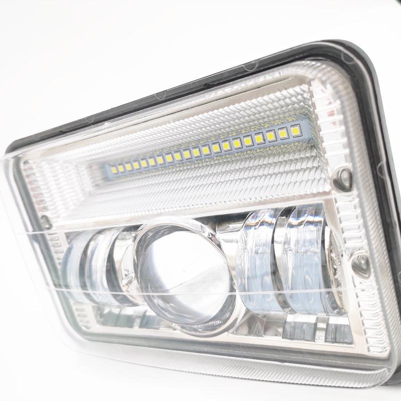 Thuận lợi nhất xe tải Đèn pha LED ô tô 4 * 6 inch LED chiếu xa và gần đèn pha xe máy trường nhìn lớn đèn chiếu sáng làm việc