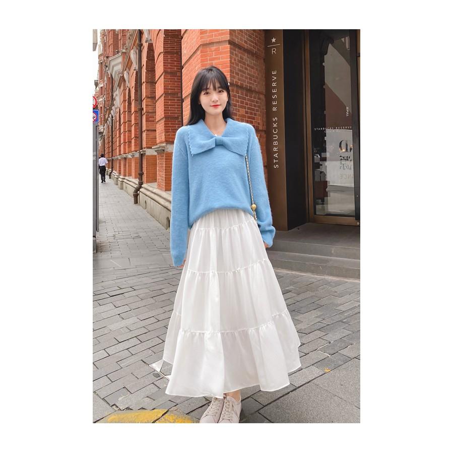 Chân váy Ulzzang Chân váy Vintage 3 tầng siêu đáng yêu RumHana
