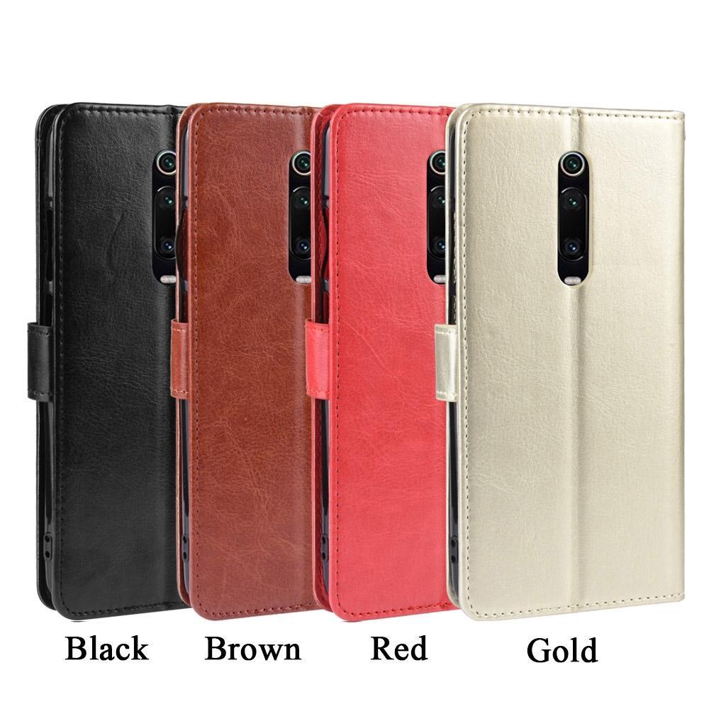 Bao da điện thoại nắp gập có ngăn đựng thẻ cho Xiaomi Mi 9T Pro Mix 3 2 2S Max 3 2 Redmi K20 Pro