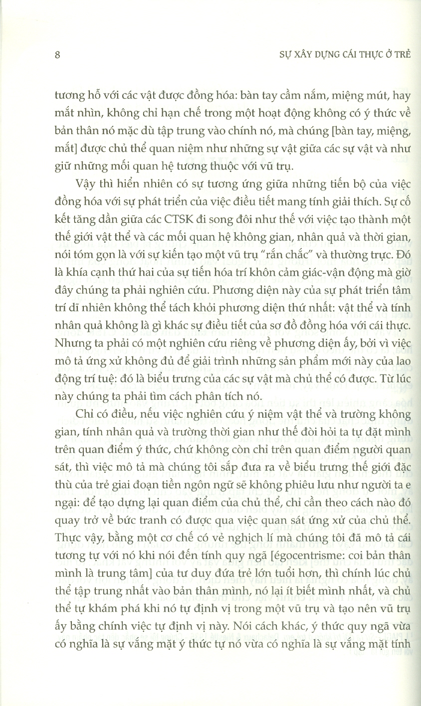 Xây Dựng Cái Thực Ở Trẻ - Jean Piaget (Tái bản lần thứ hai, năm 2024)