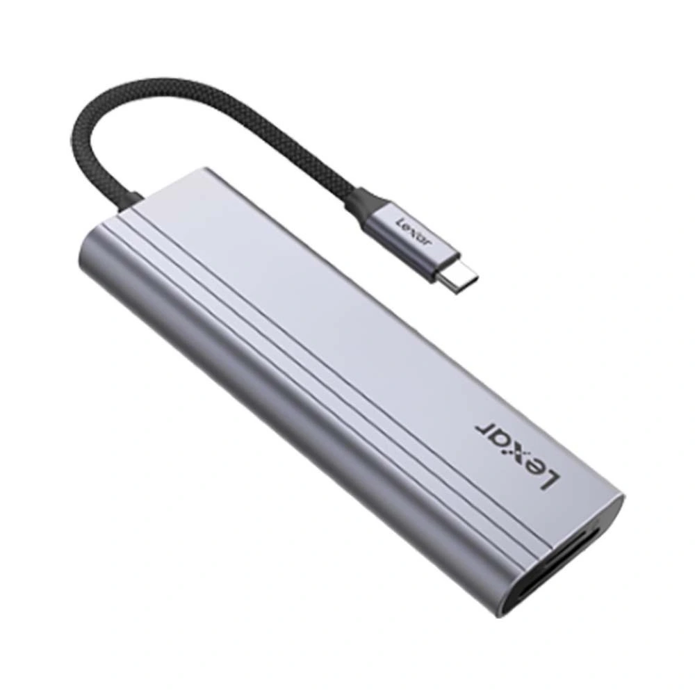 Hub USB Type-C 7-in-1 Lexar H31 LPAH31N-RNHNG | Power Delivery upto 100W | HDMI 2.0 xuất hình 4K 60z | Bảo Hành 12 Tháng - Hàng Chính Hãng