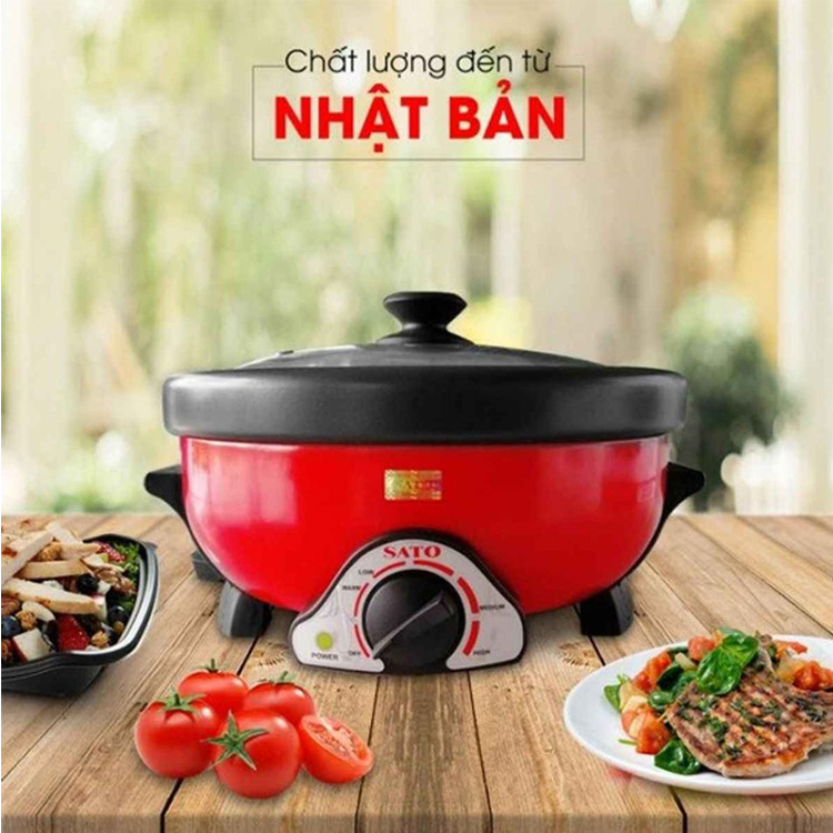 Nồi lẩu điện SATO 35NL31 3.5L-Đa chức năng, hàng chính hãng