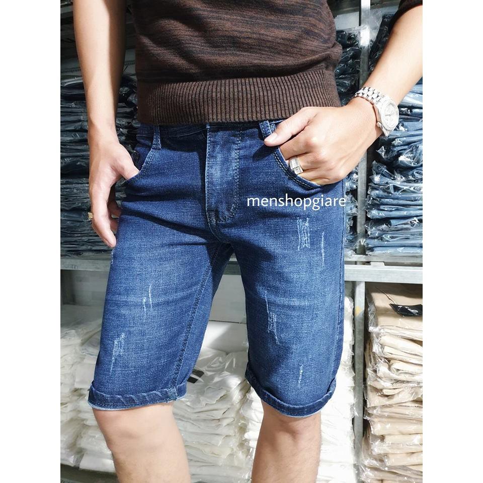 QUẦN SHORT JEAN NAM CO GIÃN SIZE ĐẠI