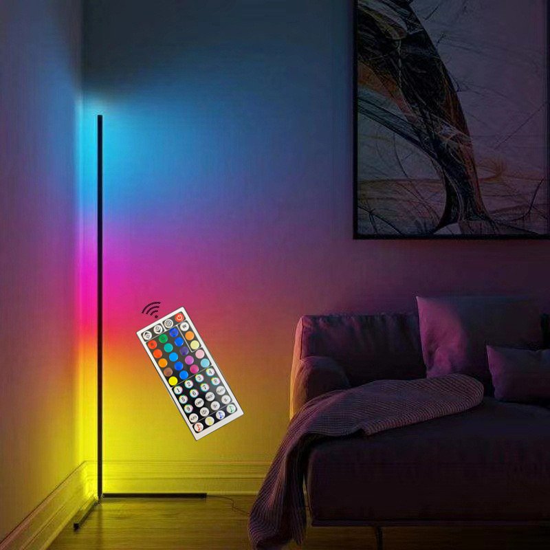 Đèn Góc Tường Corner Light RGB Led Dài 1.2M - Cảm biến nháy theo nhạc cực đẹp - Kèm remote 44 nút (20 màu, nhiều chế độ nháy đèn) - Trang Trí Phòng Khách, Phòng Ngủ, Phòng Game