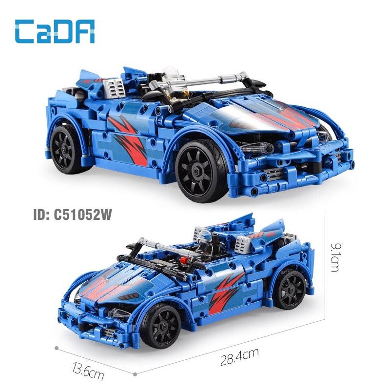 Đồ chơi lắp ráp điều khiển  từ xa xe đua Crash Racing – CADA C51052W