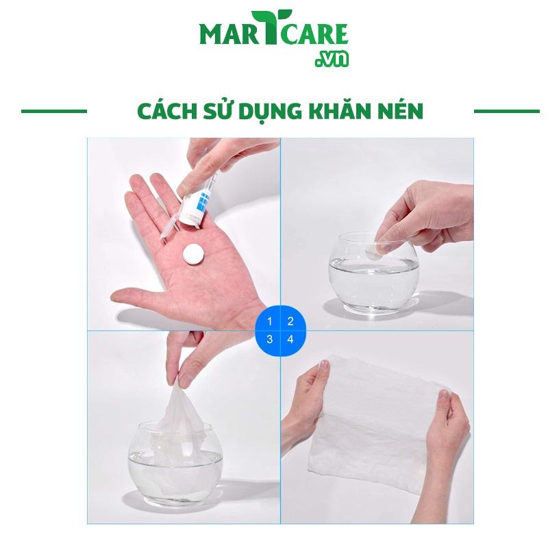 ️️ Nikkori - Khăn Nén Dạng Viên Chất Lượng Nhật Bản ( Túi Nhỏ 12 Viên)