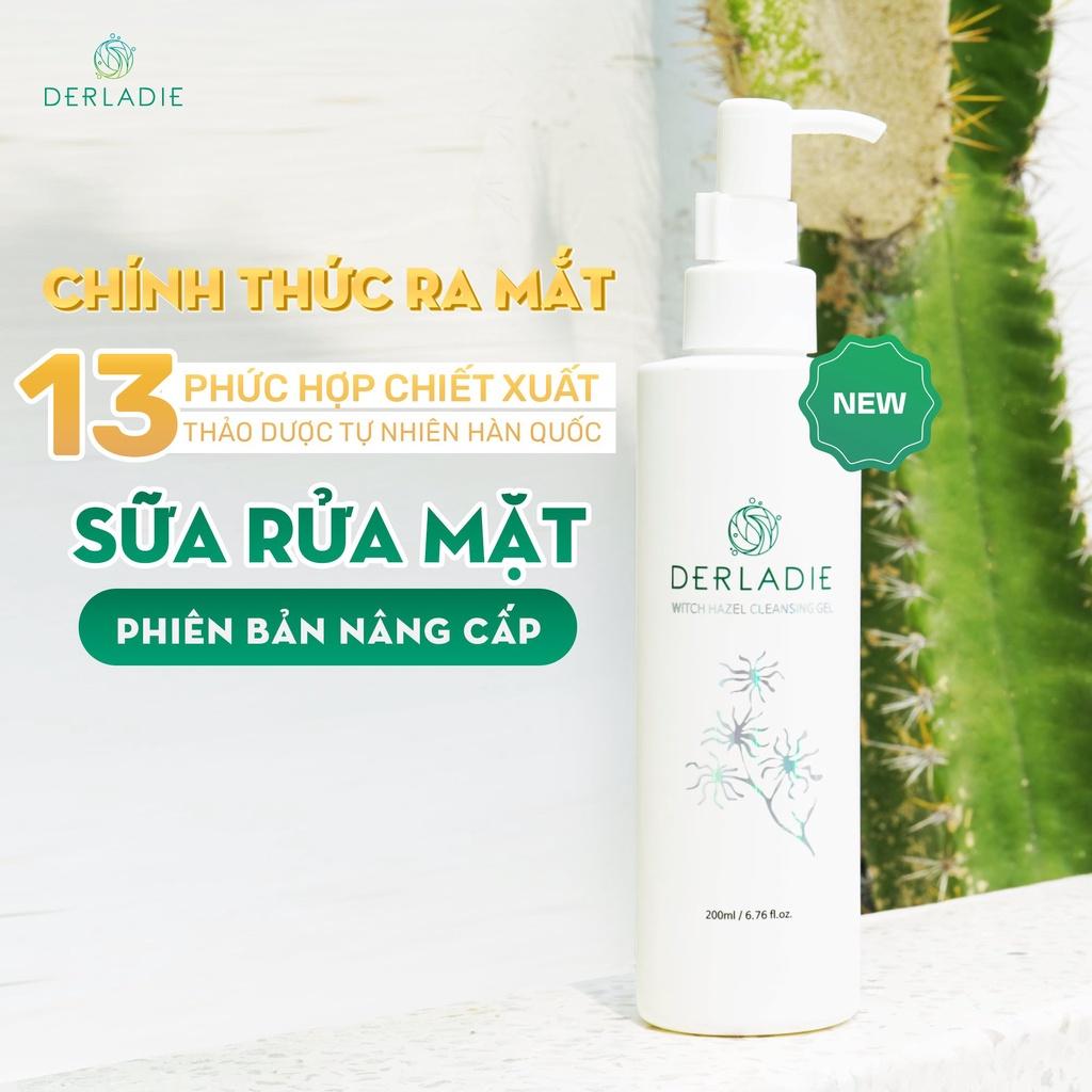 Bộ Sản Phẩm Dành Cho Da Mụn Derladie Witch Hazel 5 Items