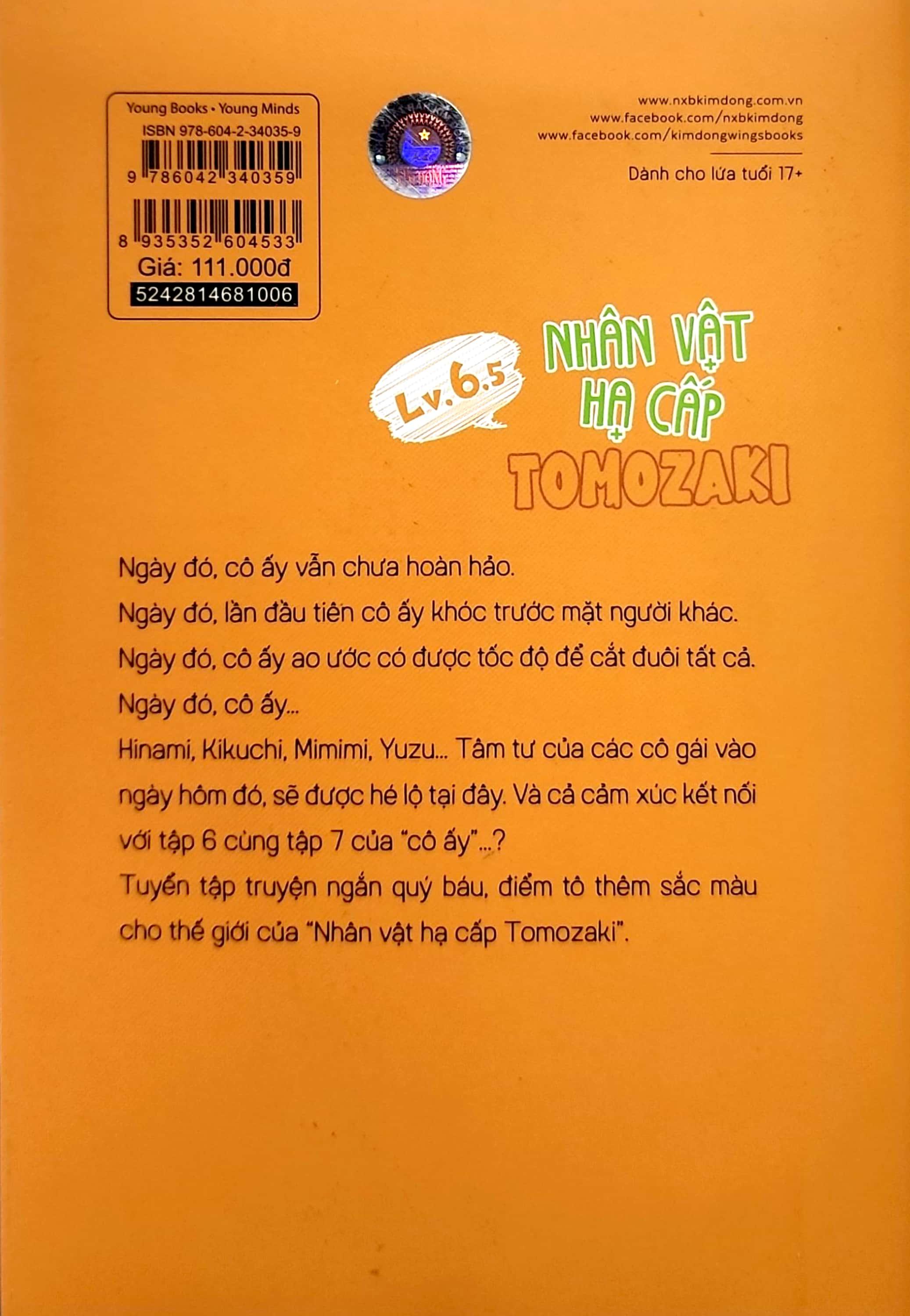 Nhân Vật Hạ Cấp Tomozaki - Tập 6.5 - Tặng Thẻ Normal