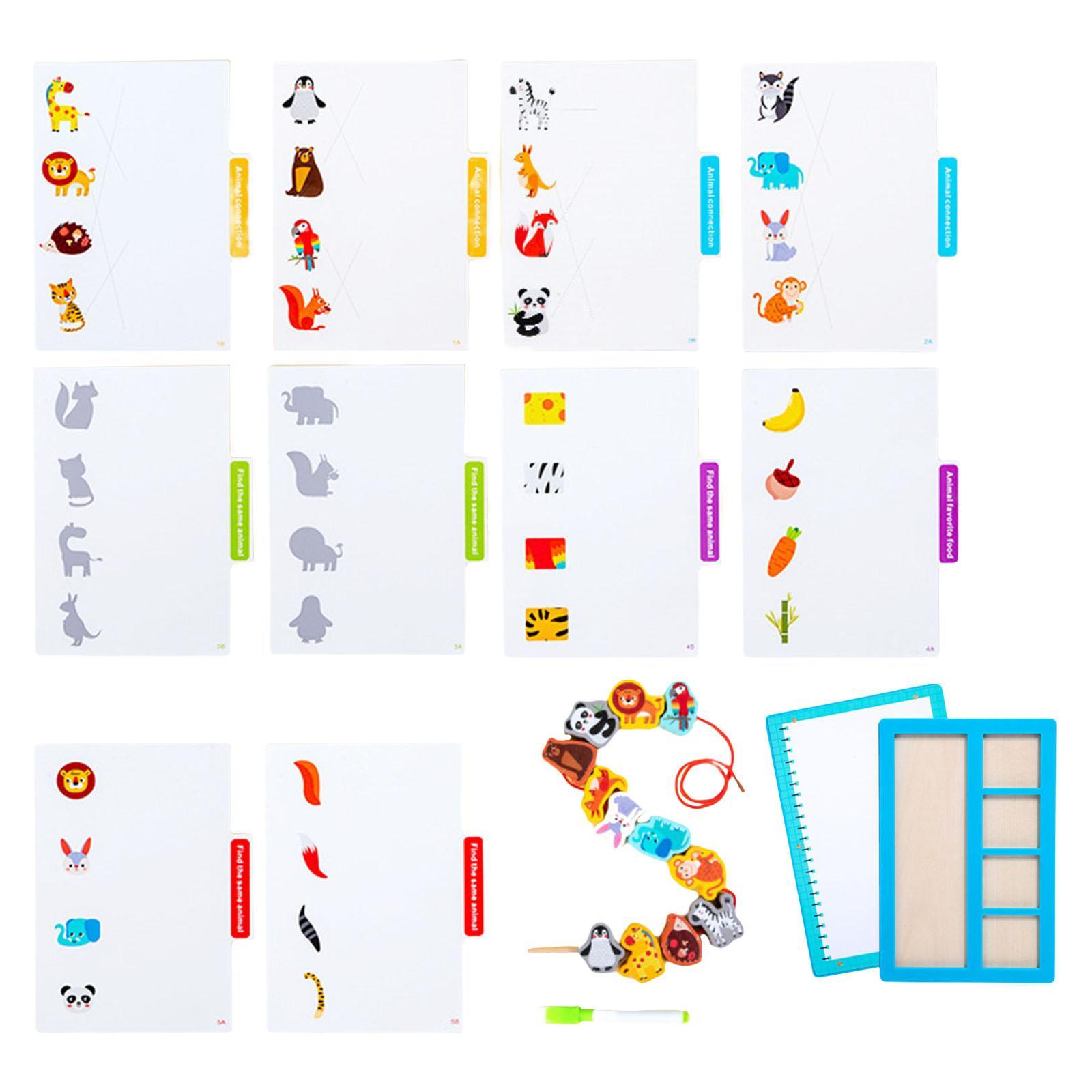 Memory Game with Blocks Wooden Matching Game for Game