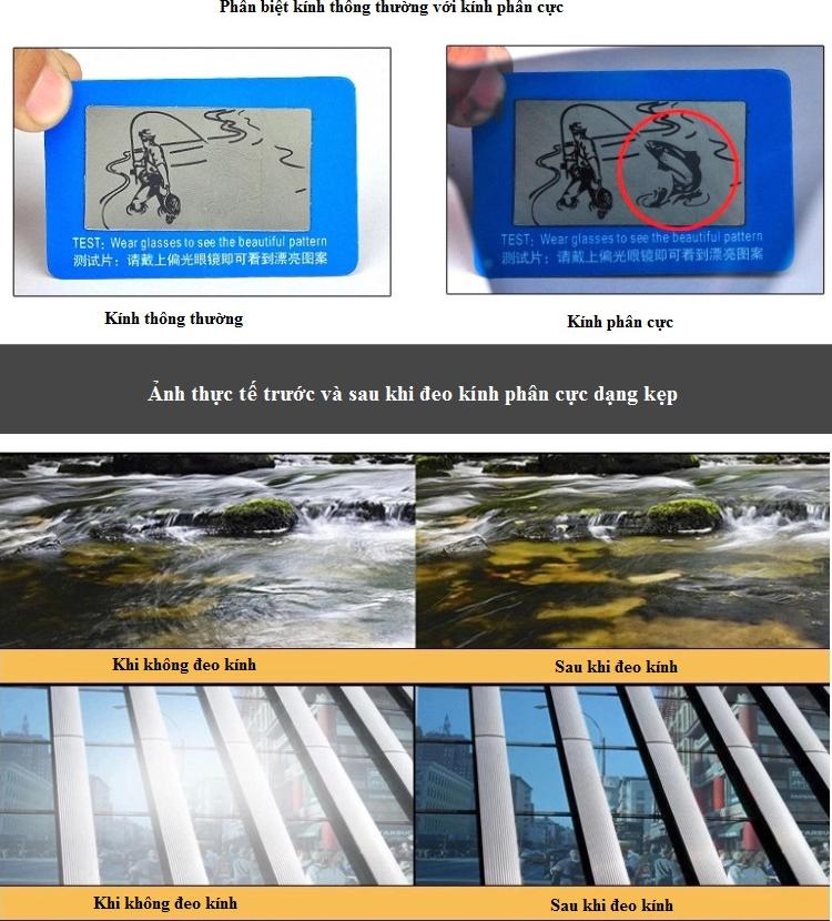 Mắt kính phân cực dạng kẹp