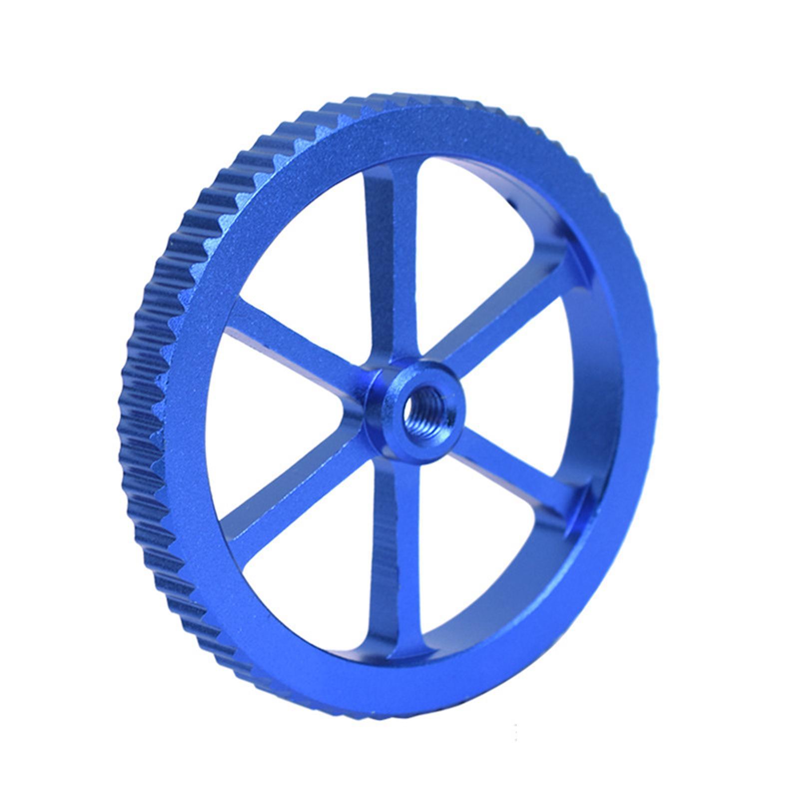 4 Pieces Blue 3D Printer Aluminum Hand Twist Leveling Nut M5 for Ender 3 5 CR 20 3D Printer Parts Accessoreis