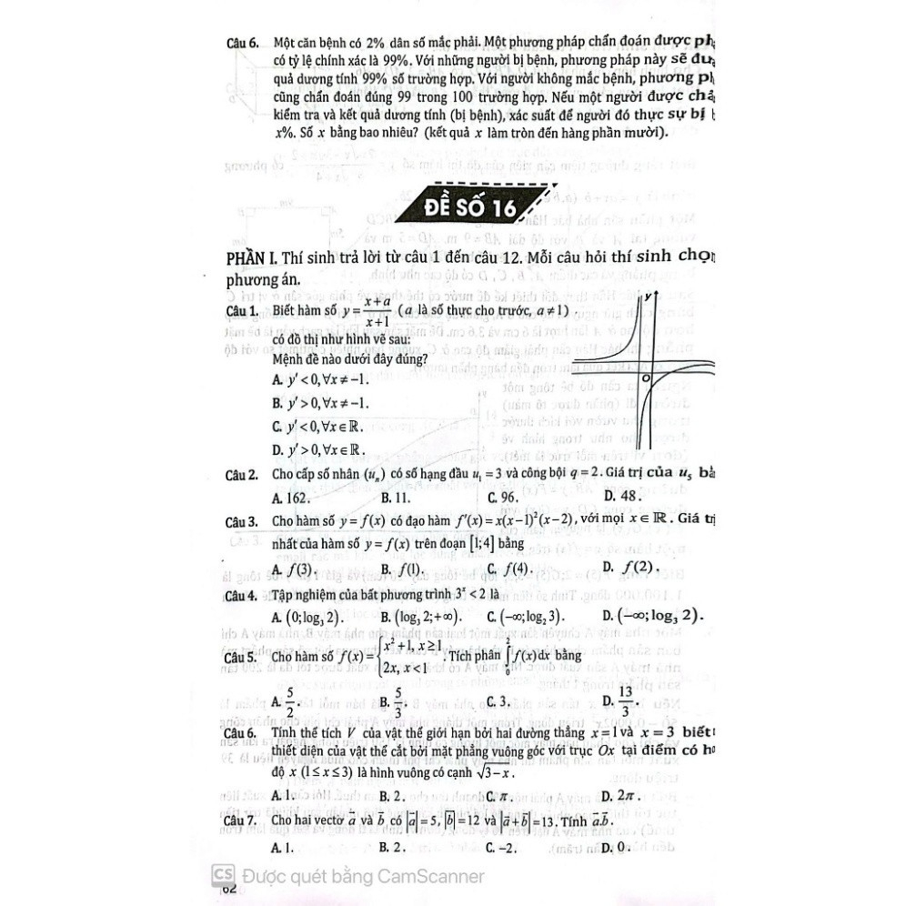 Tuyển tập bộ đề môn toán luyện thi THPT cấu trúc đề thi năm 2025 - HA