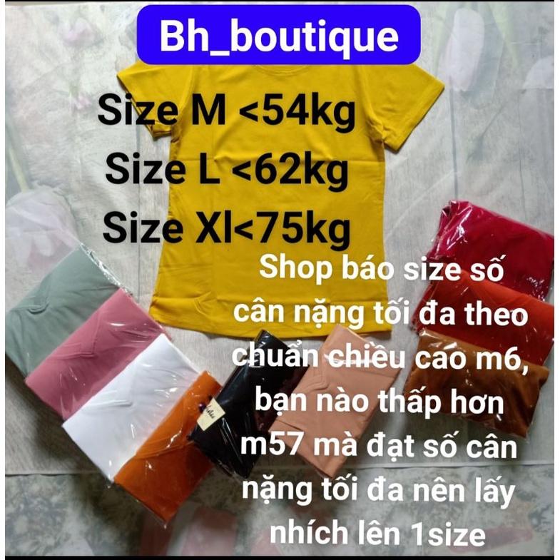 Áo thun cổ tròn tay ngắn ÔM BODY Áo phông form ôm nổi bật đường cong quyến rũ có size đại đến 75kg