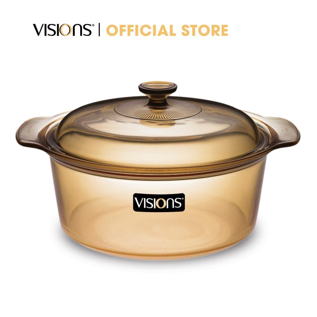 Bộ nồi thủy tinh Visions VS-339 - Xuất xứ từ Pháp - Hàng chính hãng