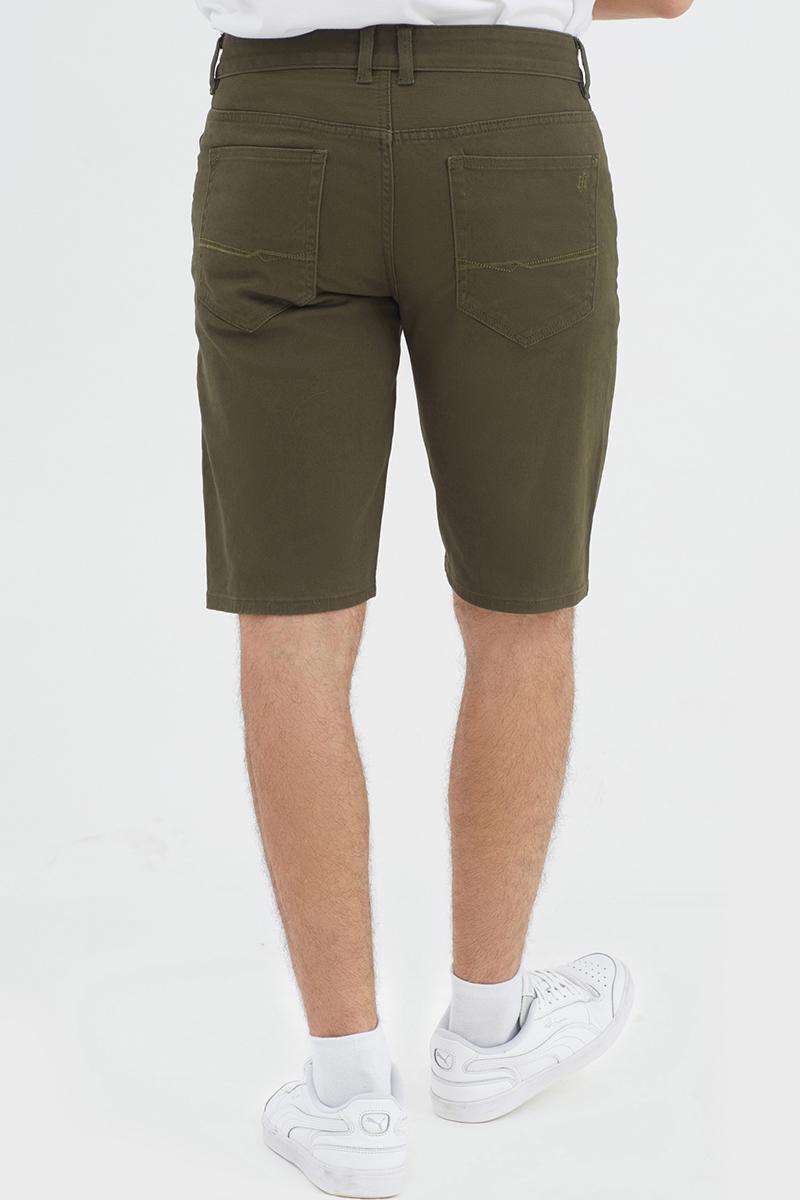 Quần shorts khaki nam form vừa SP21SS26-NM - GREEN