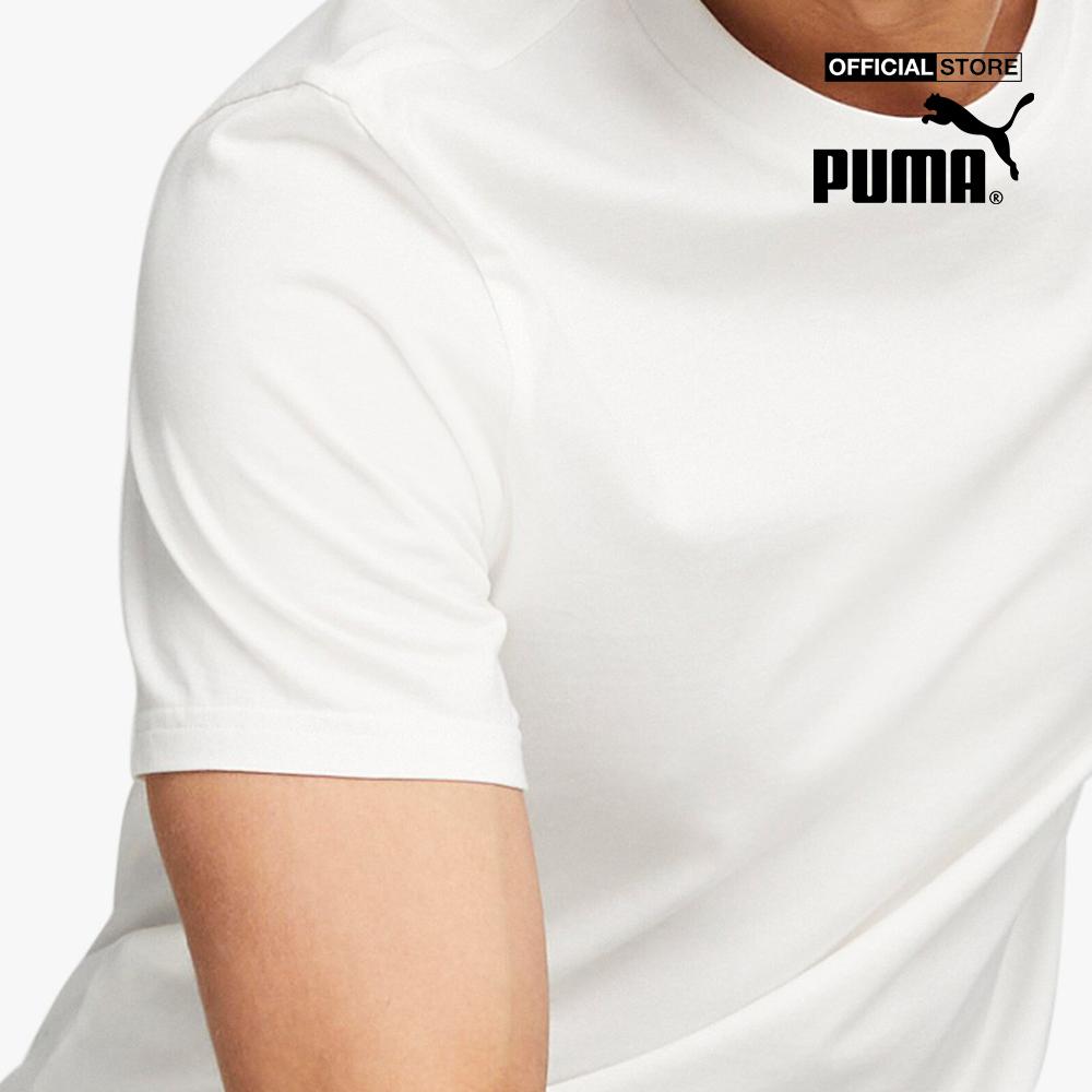 PUMA - Áo thun nam cổ tròn tay ngắn Classics Small Logo 535587